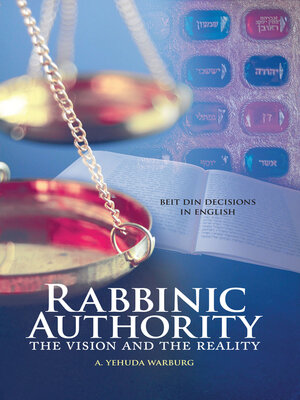 cover image of Rabbinic Authority, Volume 1